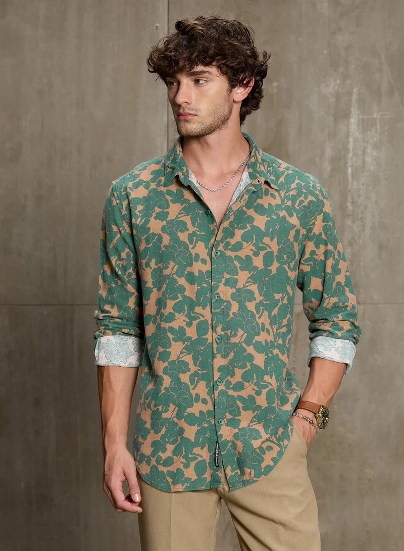 CAHOOT Cahoot Men's Multi Printed Cotton Shirt - 22401