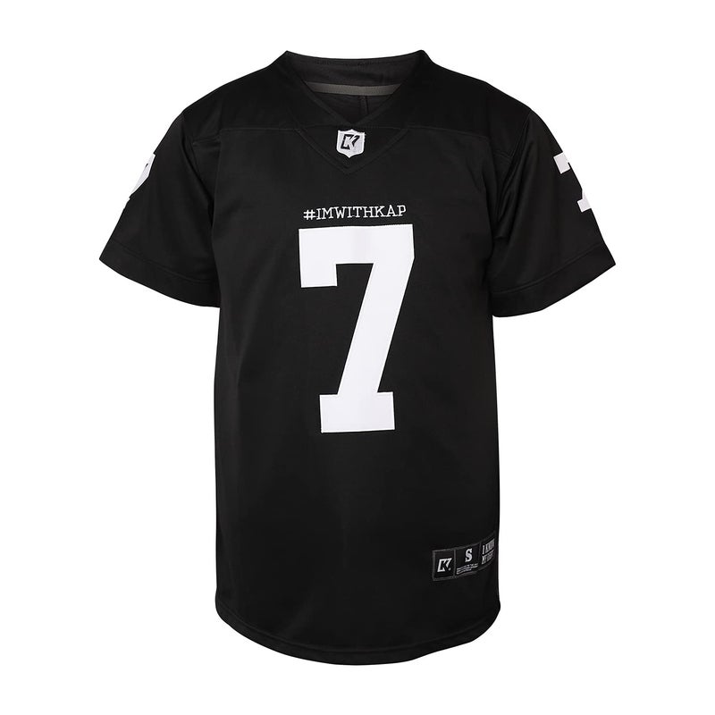 MESOSPERO ImWithKap 7 Colin Kaepernick IM with KAP All Stitched Movie Football Jersey Black S-XXXL (Black, Small) - Image 2
