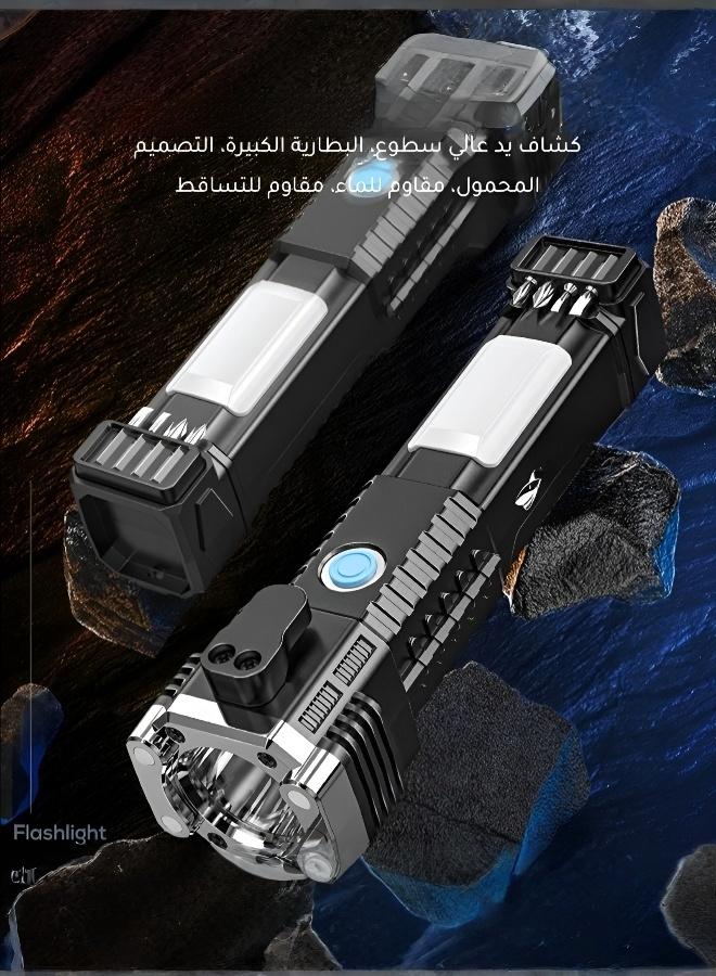 Multifunctional Emergency Car Flashlight with Window Breaker and Seatbelt Cutter - Image 2