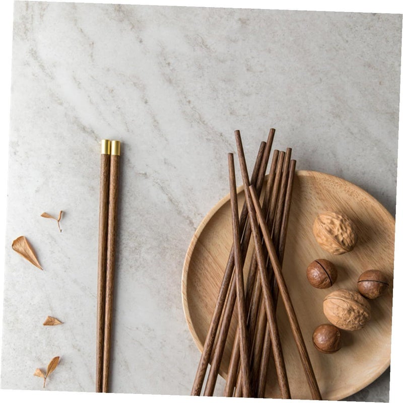 3 Pairs Rosewood Wooden Chopsticks Reusable Non Slip Tableware For Home Restaurant Dining - Image 4