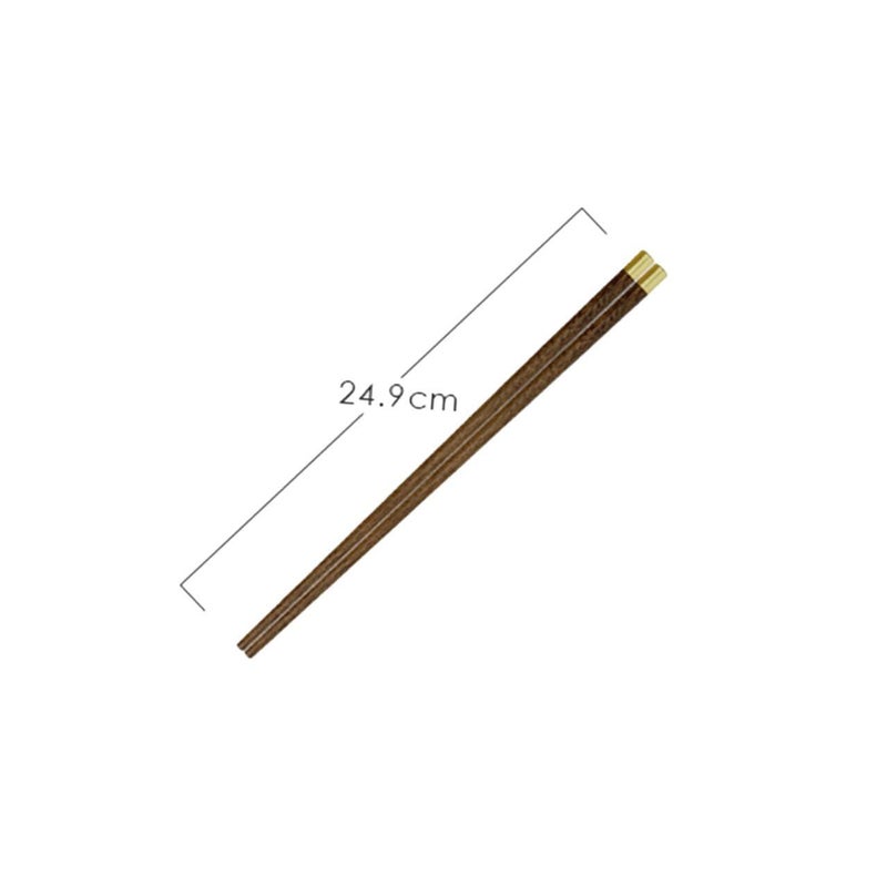 3 Pairs Rosewood Wooden Chopsticks Reusable Non Slip Tableware For Home Restaurant Dining - Image 3