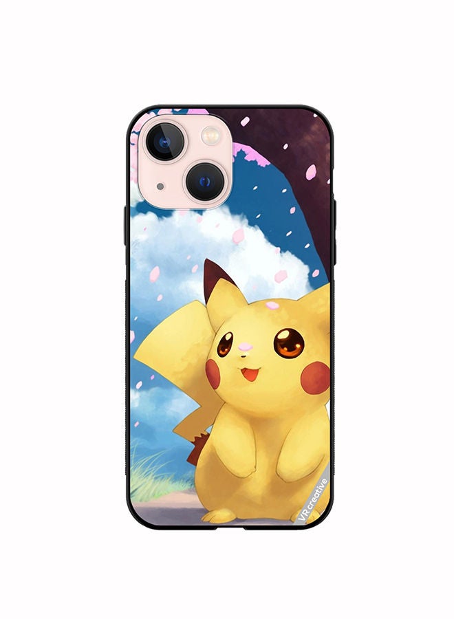VR CREATIVE Protective Case Cover For Apple iPhone 14 Spring Pikachu Design Multicolour - Image 1