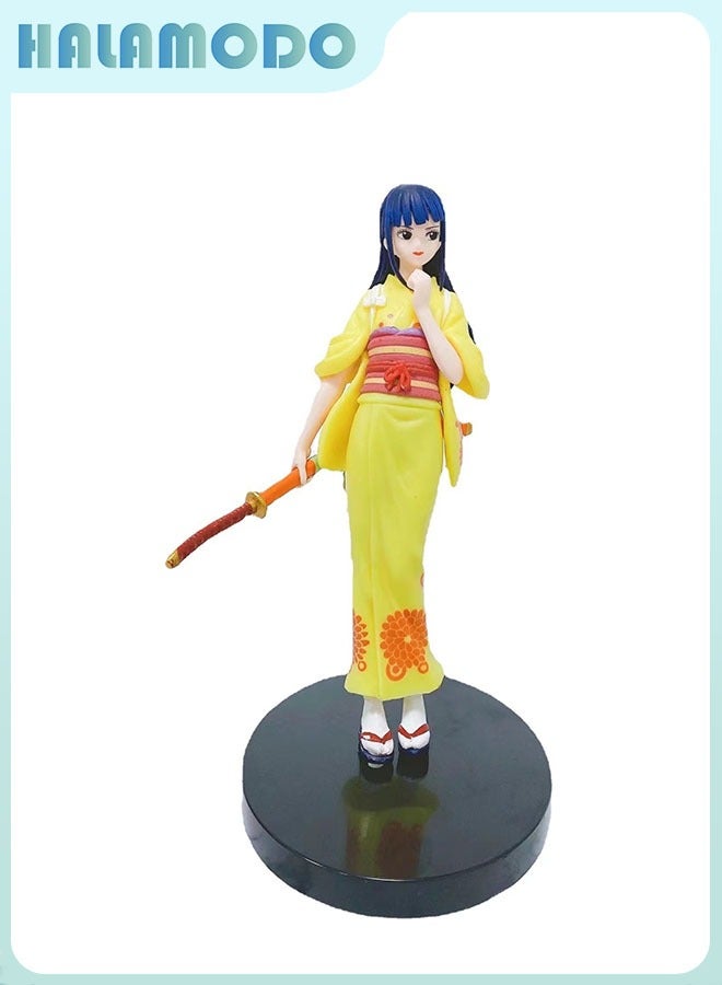 هالامودو واحد قطعة وانو البلد أنيق كيمونو كيكونوجو نموذج الشكل، ديكور الدمية، لعبة عصرية 17 سم - Image 1