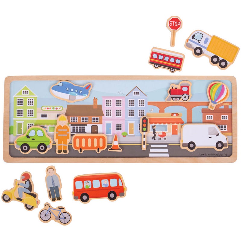 BIGJIGS Magnetic Board - City Bj910