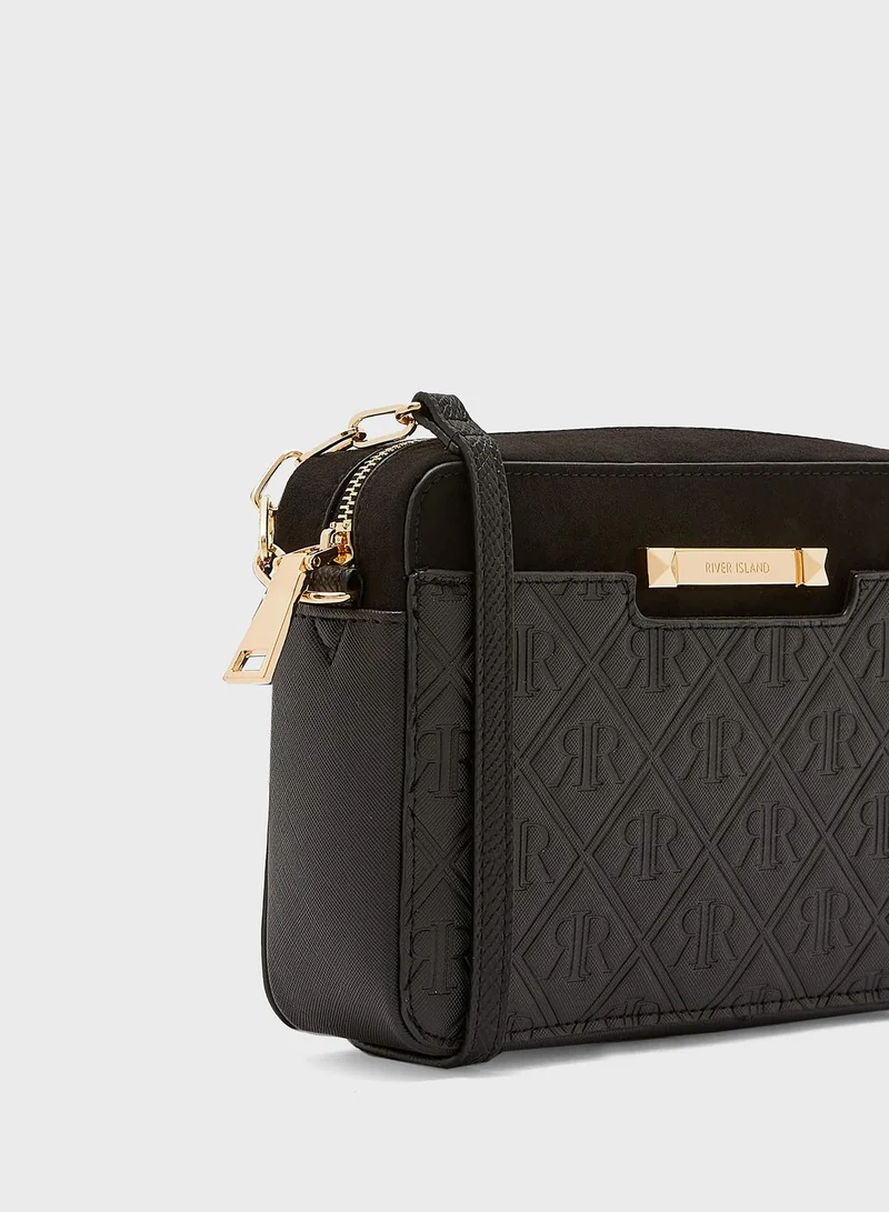RIVER ISLAND Monogram Crossbody