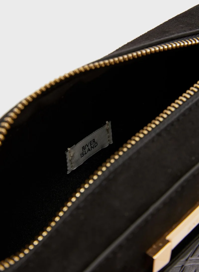 RIVER ISLAND Monogram Crossbody