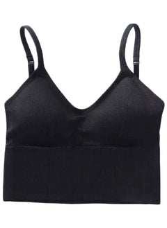 Backless Strap Vest Black