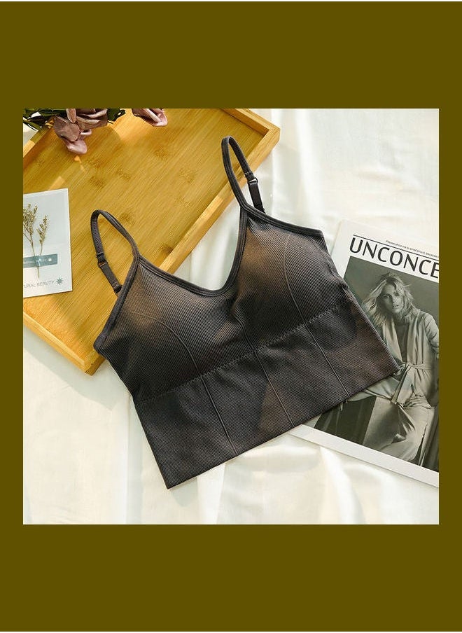 NIBEMINENT - Backless Strap Vest Black - Image 1