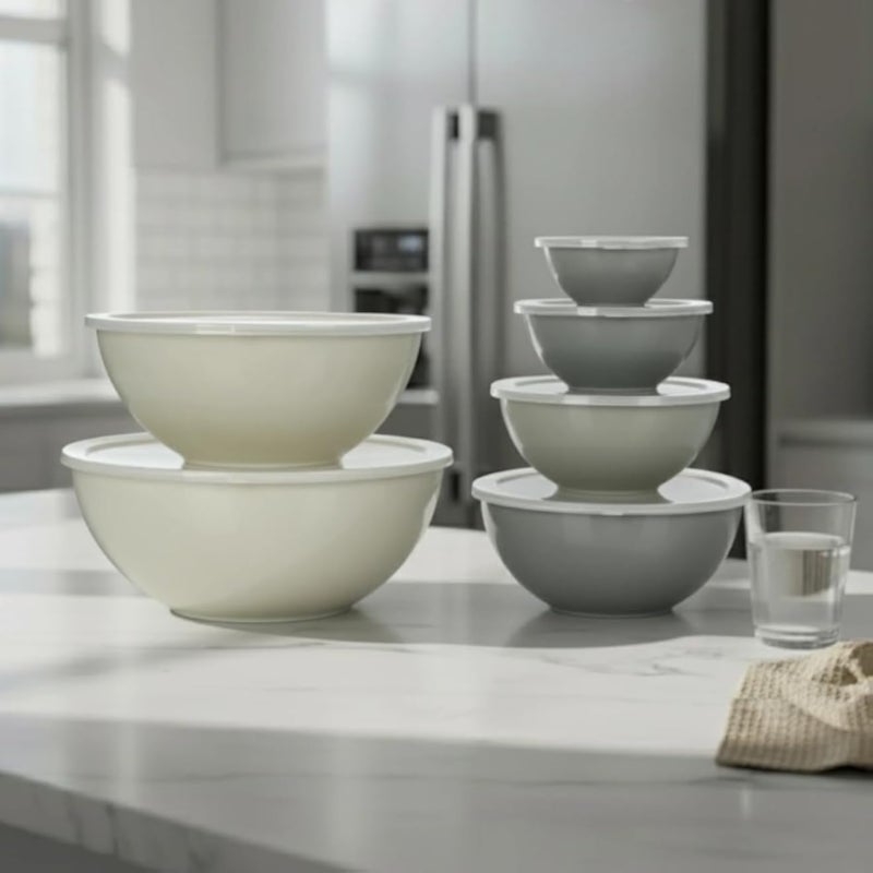 12 بييكي بلاستيك كونتاينير طقم ويته ايرتيجهت ليدس فروم 0.25ل تو 5.25ل تو ياسيلي ستوري اند بريب ينجريديينتس اند ورجانيزي يوور دايلي مطبخ