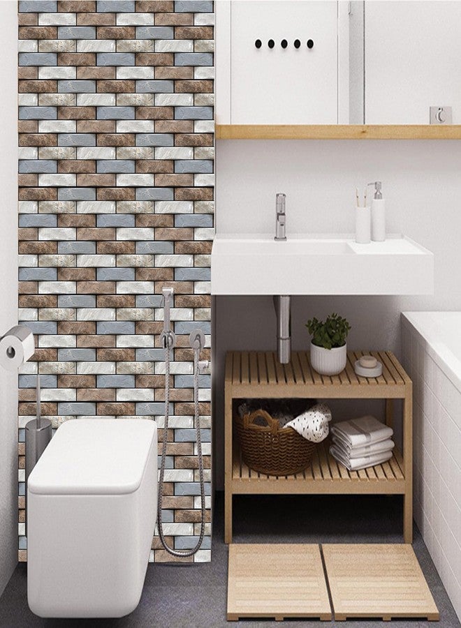 szgwtk 3D Wall Panels Peel and Stick,Faux Stone Wall Panel,10PCS 30x30cm Foam Brick Self Adhesive Wallpaper Application Such as Games Rooms, Offices, Hotels, Living Rooms, bedrooms and Kitchens. - Image 5