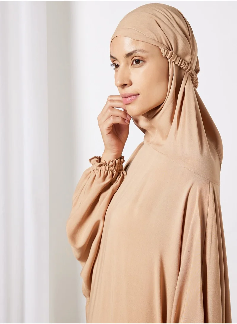 حياة Praying Dress With Attached Veil