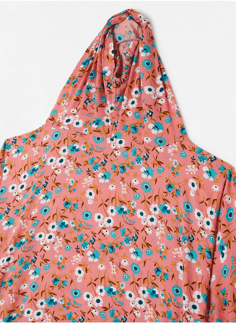 حياة Praying Dress With Attached Veil