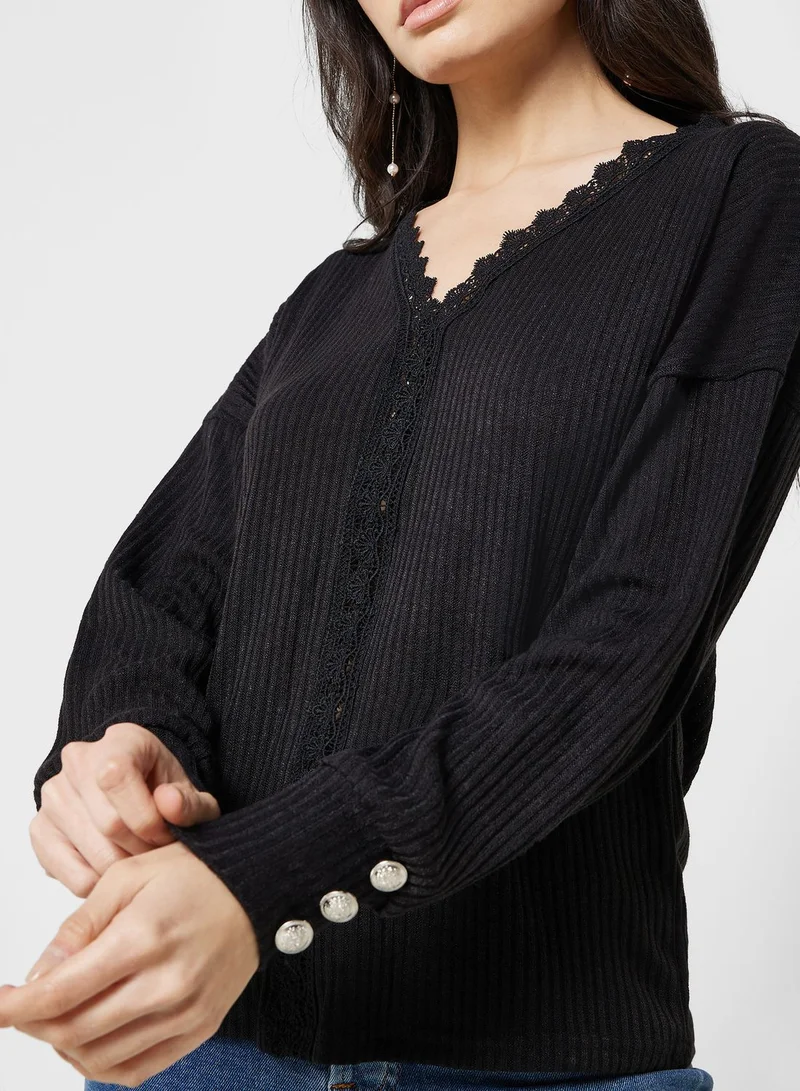 ELLA V Neck Sweater