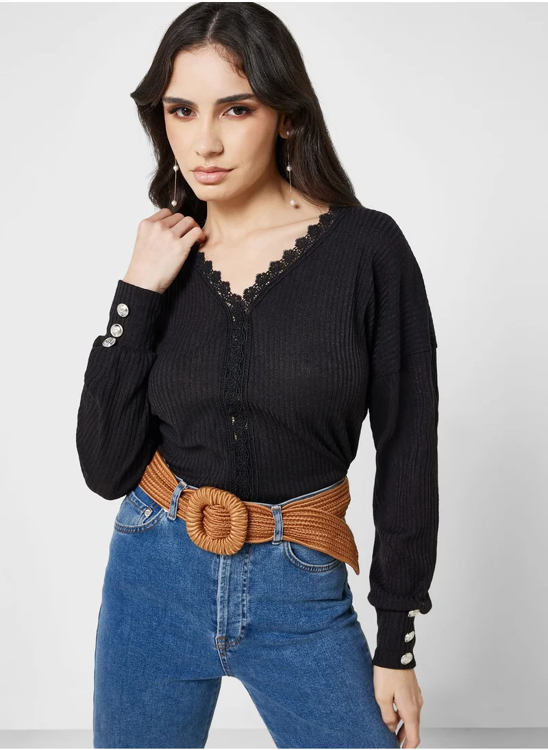 ELLA V Neck Sweater