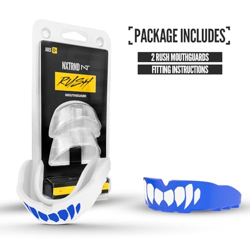 NXT NXTRND 2 Pack Nxtrnd Rush Mouth Guard for Boxing and Other Sports (Blue) - Image 4