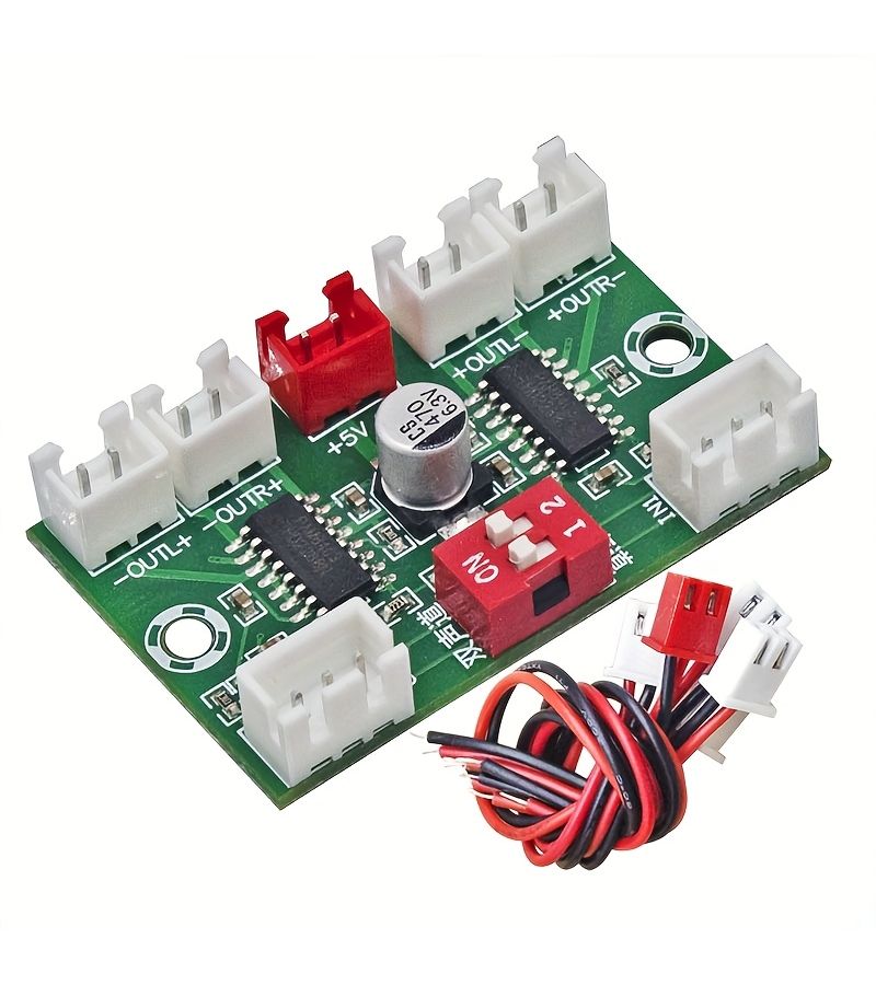 XH A156 Four Channel PAM8403 Digital Amplifier Board USB 5V Power Supply Mini Audio Box Modification Module - Image 1