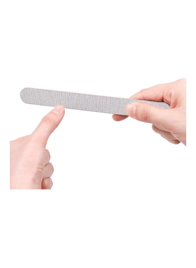 NIBEMINENT 16-Piece Manicure Tools Kit Rectangular Nail Art Set Multicolour - Image 2