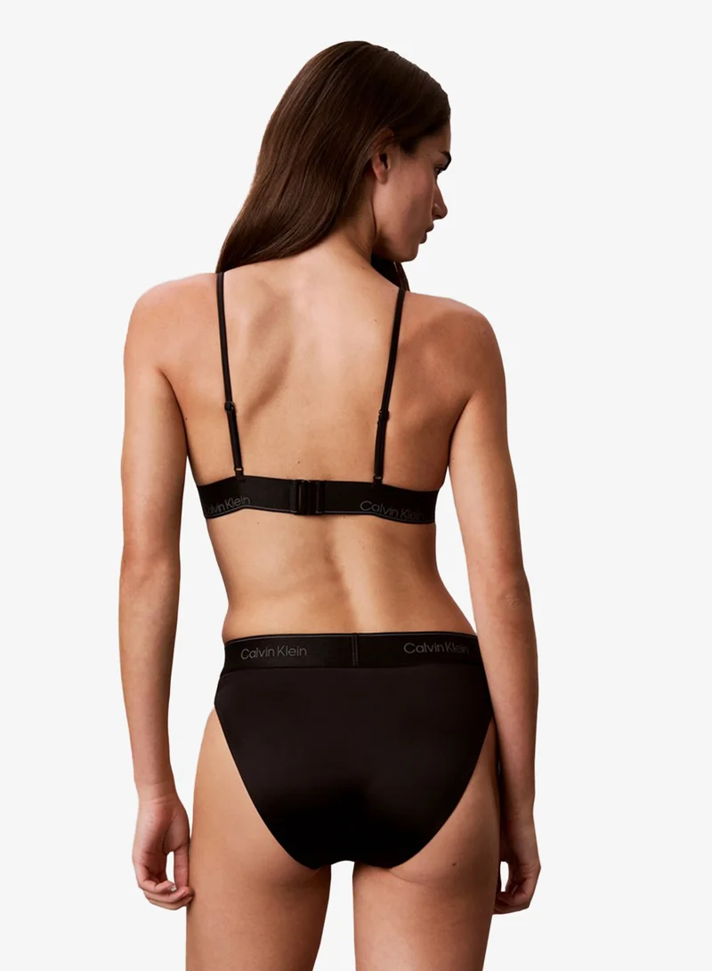 Calvin Klein Metallic Shine Triangle Bikini Top