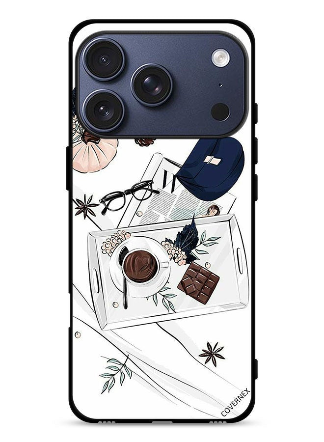 Covernex Apple iPhone 17 Pro Protective Case Cover Coffee Chocolate Art - Image 1