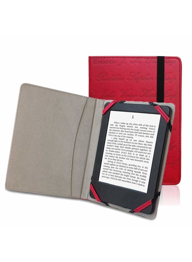 ENJOY-UNIQUE Universal Case Cover for 6inch Ereader for kobo Kindle Sony Pocketook Tolino Ereader embossed with author name - Image 1