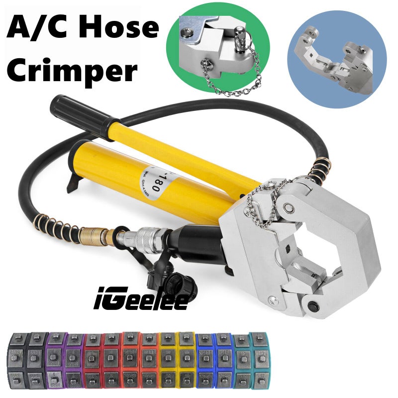 71500 Car Air Conditioning Repair Tools Hose Crimping Tool Repair Air Conditioning Pipe Hydraulic Pliers Fs-7842 - Image 1