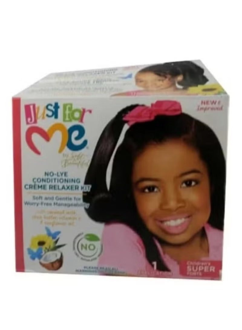 Just for Me Moisturizing Hair Straightening Cream Set