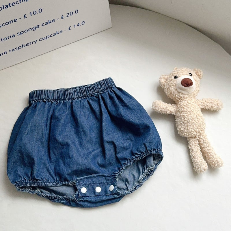 Korean Style Baby Clothes 2024 Summer New 1-3 Years Old Baby Boy Cotton Two-Piece Thin Class A Outfit B dark blue [shorts]]