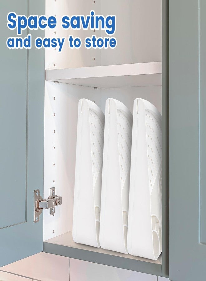 Elfzone Dish Drying Rack - Plastic Corner Kitchen Dish Drying Rack,Multipurpose Sink Counter Storage Rack for Household - Image 5