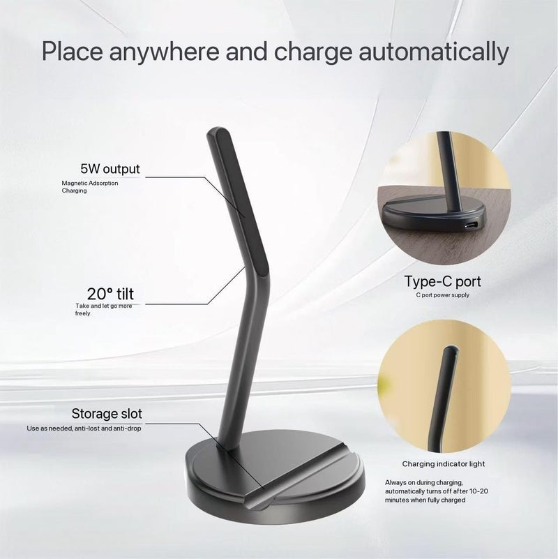 Wistar حامل قلم مغناطيسي لجهاز Apple Pencil الجيل الثاني لجهاز Apple Pencil Pro لجهاز Apple Pencil USB-C وأقلام مغناطيسية أخرى - Image 5