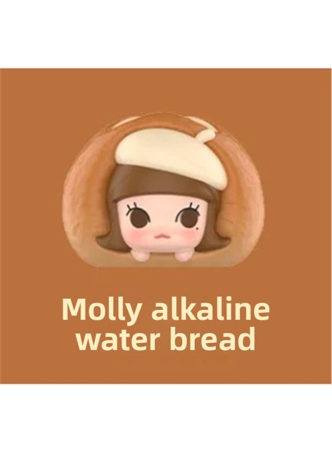 Pop Mart Pop Bean Baked Bread Series Cute Particle Trendy Toy Figurine DIY Display Piece Collectible Adult Toys-Color:molly  - Image 1