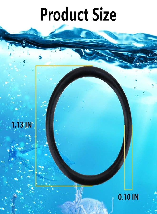 STPCTOU A20212 A-20212 Top Cover Click-Fit O-Ring, Compatible with FX4 FX5 FX6 Aquarium Fish Tank Seal Gasket Ring, Rubber Sealing Washer Replacement Ring for Prevent Leakage(4PCS) - Image 2