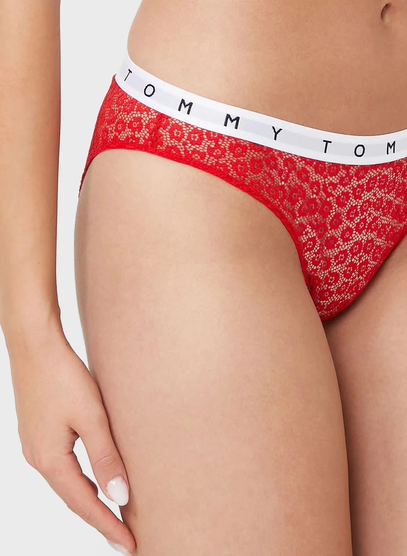 TOMMY HILFIGER 3 Pack Logo Lace Briefs