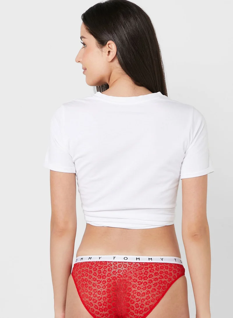 TOMMY HILFIGER 3 Pack Logo Lace Briefs