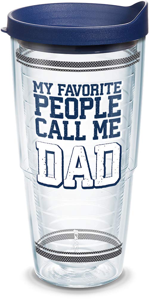 Tervis Dad Favorite Insulated Tumbler with Wrap and Lid Clear  Tritan