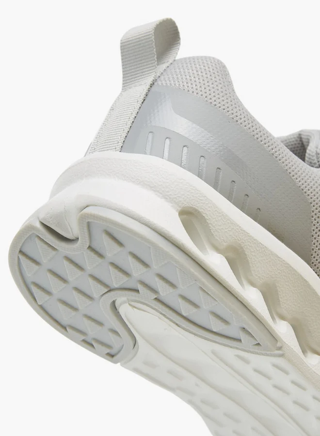 Kappa Girls' Textured Sports Shoes with Hook and Loop Closure