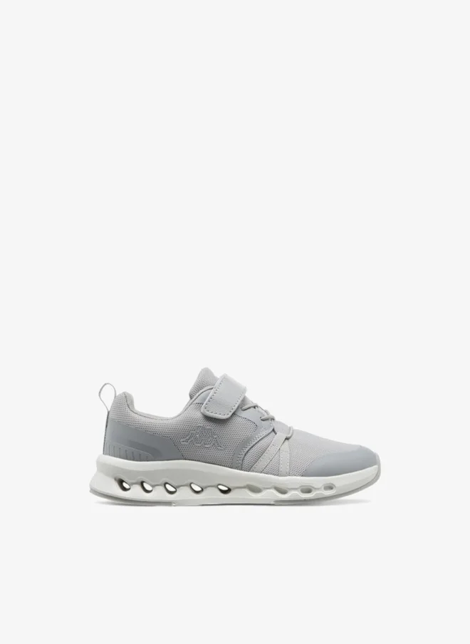 Kappa Girls' Textured Sports Shoes with Hook and Loop Closure
