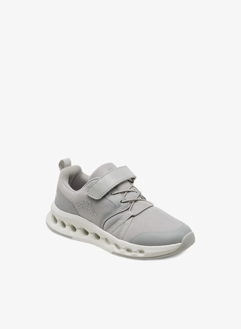 Kappa Girls' Textured Sports Shoes with Hook and Loop Closure