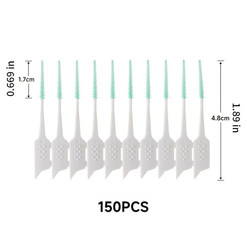 Interdental Brush Set 400 Count Boxed Cleaning Toothpicks Family Pack - Image 4