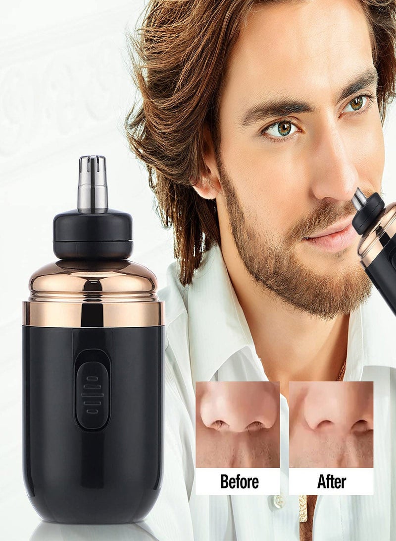 Mini Portable Electric Shaver, Dual Purpose Shaver, New Upgrade Mini Electric Razor Shavers for Men, One-on Use, USB Mini Shaver Charging Suitable for Home, Car, Travel (Dark Night Black) - Image 5