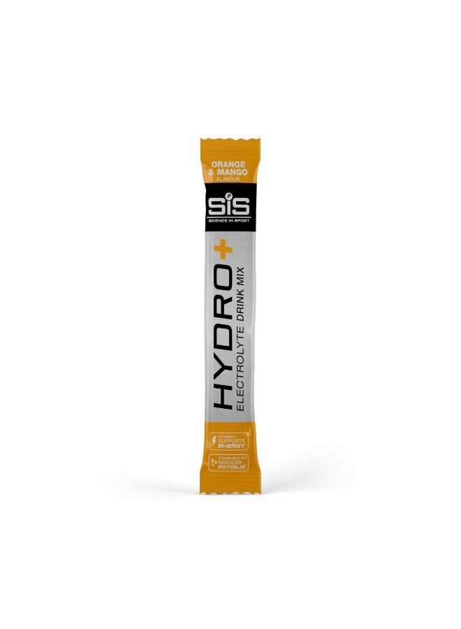 SIS HYDRO+ Electrolyte Drink Mix, ORANGE & MANGO FLAVOUR, Vitamin C to Support Energy, Contains Five Key Electrolytes, Vitamin B6 & B12 to Reduce Fatigue, Sport Banned Substance Tested Every Batch, 6 Pack - Image 2