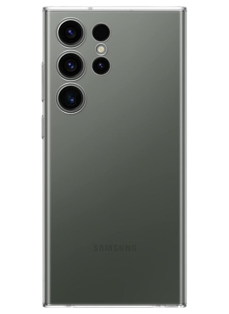 SAMSUNG Galaxy S23 Ultra Clear Slim Phone Case, Protective Cover w/Glossy, Thin Design, Protects from Drops and Scratches, Premium, Durable Material, US Version, EF-QS918CTEGUS, Transparent - Image 1