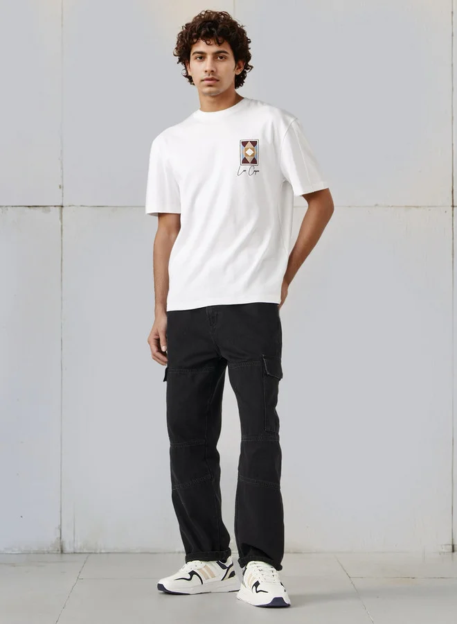 Lee Cooper Lee Cooper Relaxed Fit Printed T-shirt