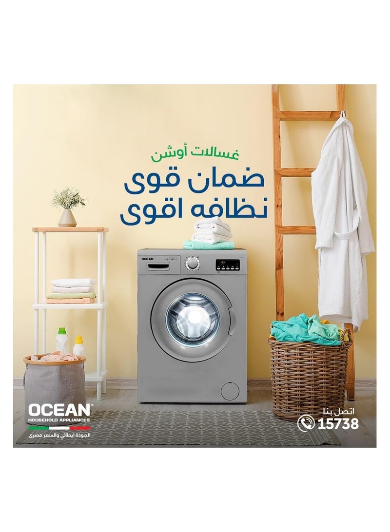 Ocean Ocean Front Load Washing Machine, 6 kg, Silver WFO860WS  - Image 3