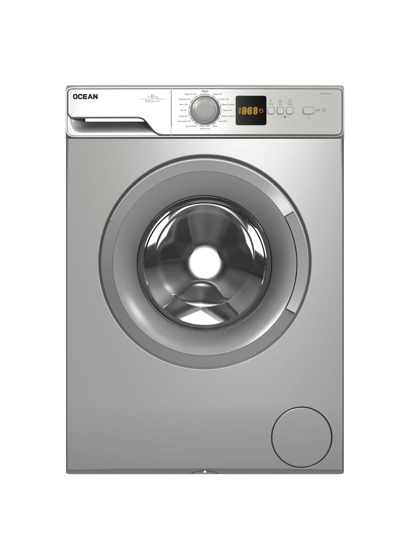 Ocean Ocean Front Load Washing Machine, 6 kg, Silver WFO860WS  - Image 2