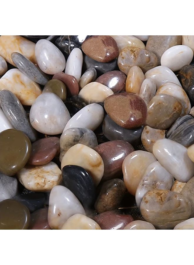 Decorative Pebbles 0 5LB Multicolored Stones For Aquarium Garden And Home - Image 3