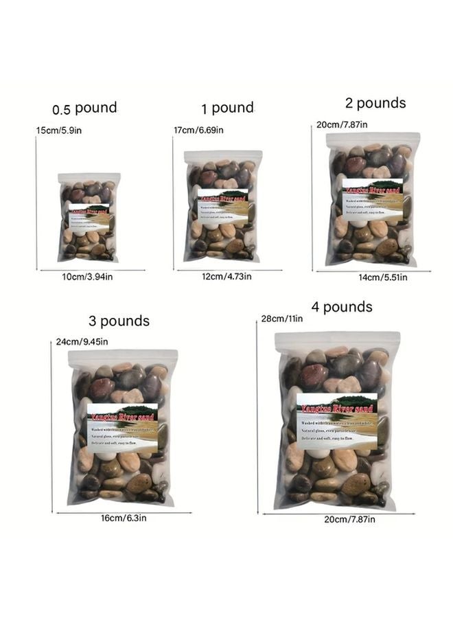 Decorative Pebbles 0 5LB Multicolored Stones For Aquarium Garden And Home - Image 5