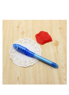 Generic Built in UV Light Magic Marker Secret Message Invisible Ink Pen Set of 5  - Image 3