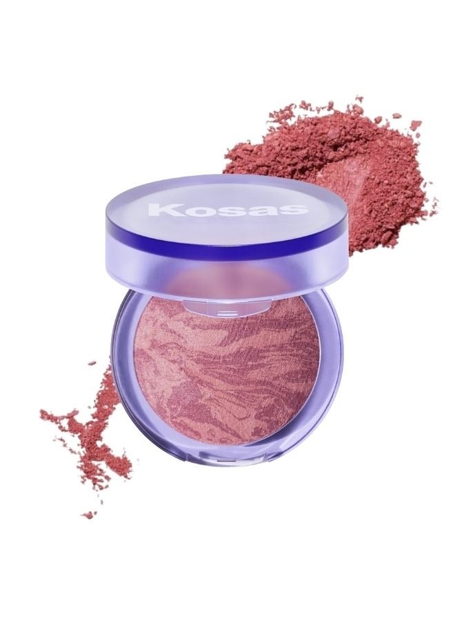 كوساس أحمر خدود بلاش إز لايف مخبوز وخالي من التلك، متعدد الأبعاد ومشرق، سوون - بينكي براون موف 4.5 جرام - Image 1