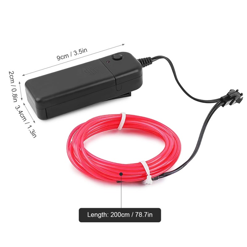 Electric Scooter Light Strip: Red, Water-resistant, 3 Switchable Modes - Lightweight Durable Adhesive Scooter Light Bar for Nighttime Scooter Riding Safety - Image 3