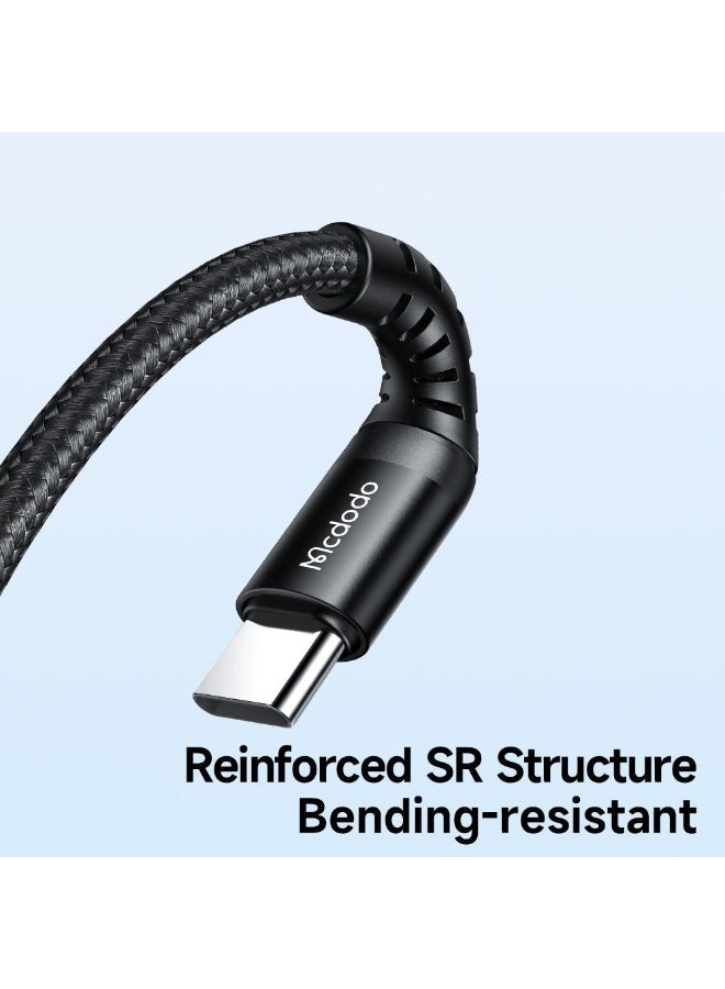 Mcdodo 60W USB-C to USB-C Cable 3M – Fast Charging PD 3.0, Braided Nylon Durable Cable, Compatible with iPhone 16/15 Series, iPad, MacBook, Samsung Galaxy, Laptop - Image 2
